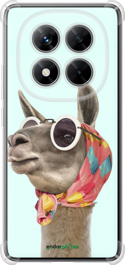 Силикон с усиленными углами чехол Модная лама для Xiaomi Redmi Note 14 Pro 5G - 4479sp-3928 изображение 