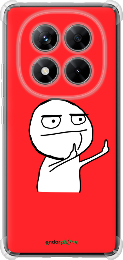 Силикон с усиленными углами чехол Мем для Xiaomi Redmi Note 14 Pro 5G - 4578sp-3928 изображение 