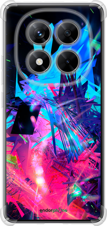 Силикон с усиленными углами чехол Абстрактный чехол для Xiaomi Redmi Note 14 Pro 5G - 4681sp-3928 изображение 