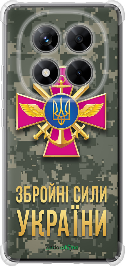 Силикон с усиленными углами чехол ЗСУ для Xiaomi Redmi Note 14 Pro 5G - 5269sp-3928 изображение 