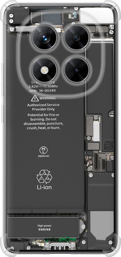 Силикон с усиленными углами чехол Детали смартфона для Xiaomi Redmi Note 14 Pro 5G - 5487sp-3928 изображение 