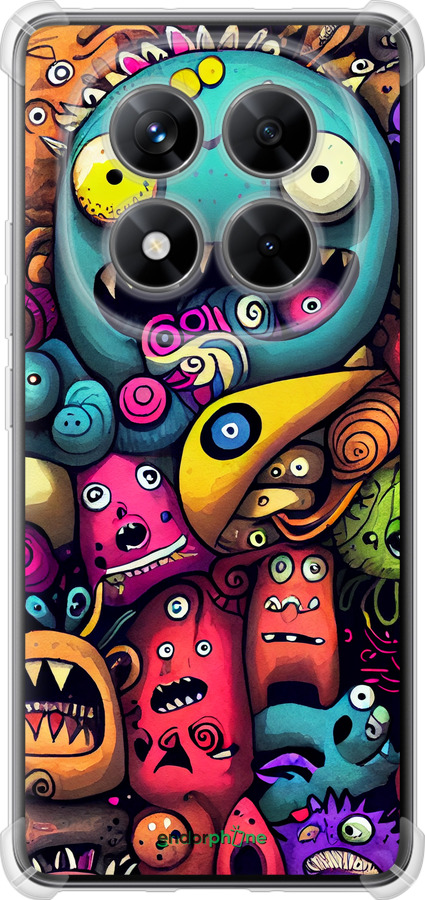 Силикон с усиленными углами чехол Cмешные монстры для Xiaomi Redmi Note 14 Pro 5G - 5549sp-3928 изображение 