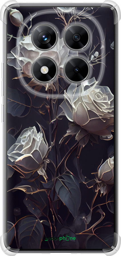 Силикон с усиленными углами чехол Розы 2 для Xiaomi Redmi Note 14 Pro 5G - 5550sp-3928 изображение 