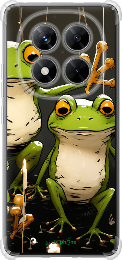 Силикон с усиленными углами чехол Жабки 2 для Xiaomi Redmi Note 14 Pro+ 5G - 5657sp-3885 изображение 