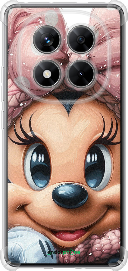 Силикон с усиленными углами чехол Минни Маус с бантиком для Xiaomi Redmi Note 14 Pro 5G - 6055sp-3928 изображение 