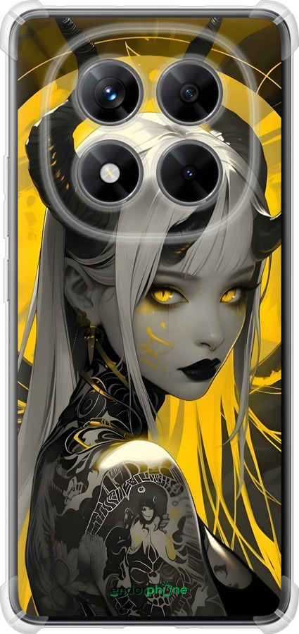 Силикон с усиленными углами чехол Аниме демон 2 для Xiaomi Redmi Note 14 Pro 5G - 6309sp-3928 изображение 