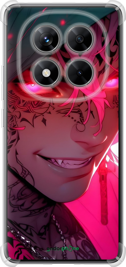 Силикон с усиленными углами чехол Аниме демон 3 для Xiaomi Redmi Note 14 Pro 5G - 6313sp-3928 изображение 