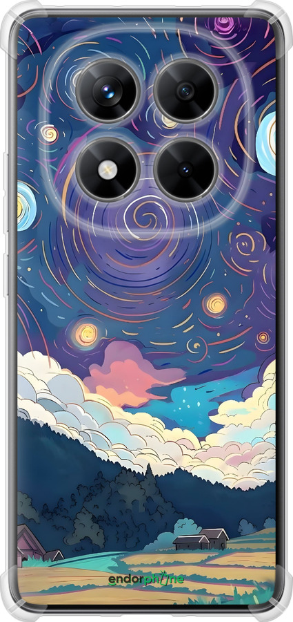 Силикон с усиленными углами чехол Креативный арт для Xiaomi Redmi Note 14 Pro 5G - 6322sp-3928 изображение 