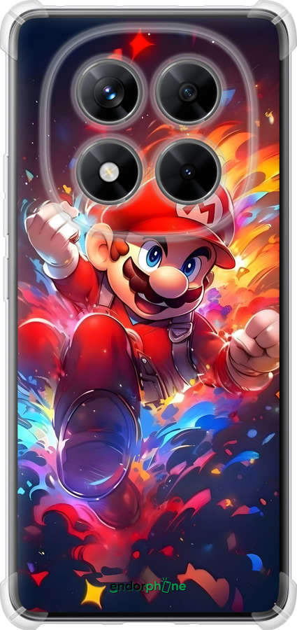 Силикон с усиленными углами чехол Супер Марио для Xiaomi Redmi Note 14 Pro 5G - 6342sp-3928 изображение 