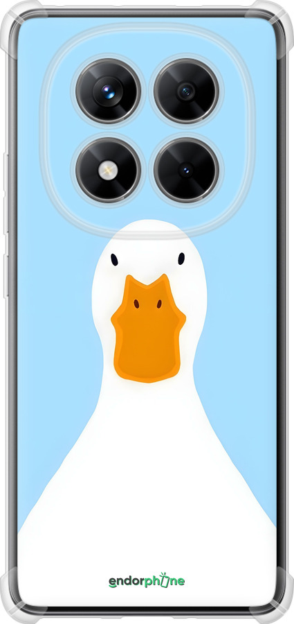 Силикон с усиленными углами чехол Гусь для Xiaomi Redmi Note 14 Pro 5G - 6350sp-3928 изображение 