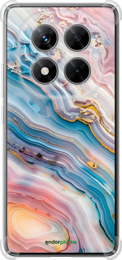 Силикон с усиленными углами чехол Мрамор красивый для Xiaomi Redmi Note 14 Pro 5G - 6376sp-3928 изображение 