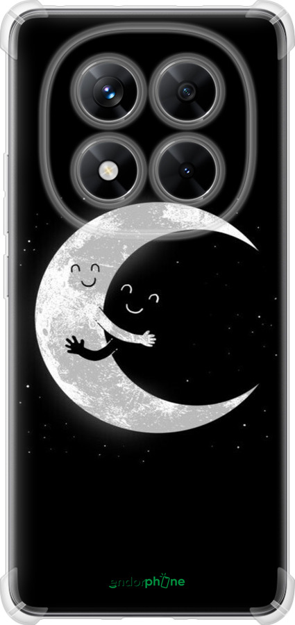 Силикон с усиленными углами чехол Лунные объятия для Xiaomi Redmi Note 14 Pro 5G - 6508sp-3928 изображение 