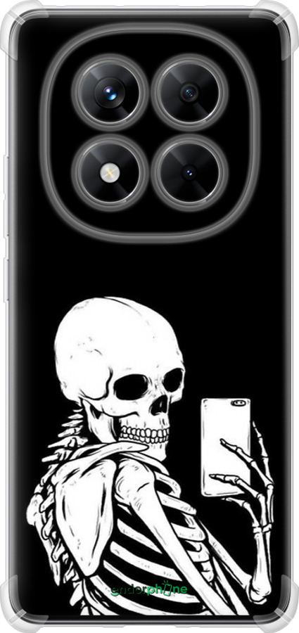 Силикон с усиленными углами чехол Скелет делает Selfie для Xiaomi Redmi Note 14 Pro 5G - 6535sp-3928 изображение 