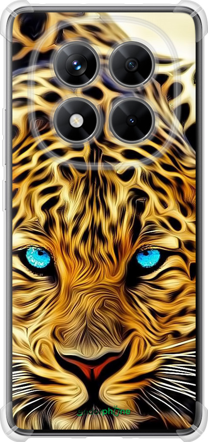 Силикон с усиленными углами чехол Леопард для Xiaomi Redmi Note 14 Pro 5G - 6611sp-3928 изображение 