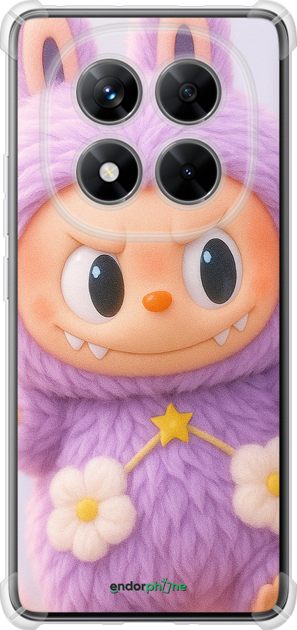 Силикон с усиленными углами чехол Лабубу для Xiaomi Redmi Note 14 Pro 5G - 6708sp-3928 изображение 