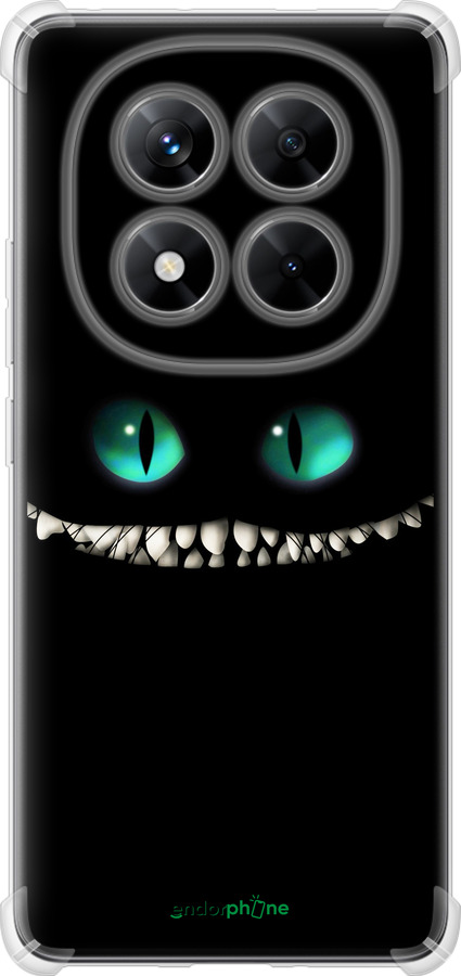 Силикон с усиленными углами чехол Чеширский кот для Xiaomi Redmi Note 14 Pro 5G - 689sp-3928 изображение 