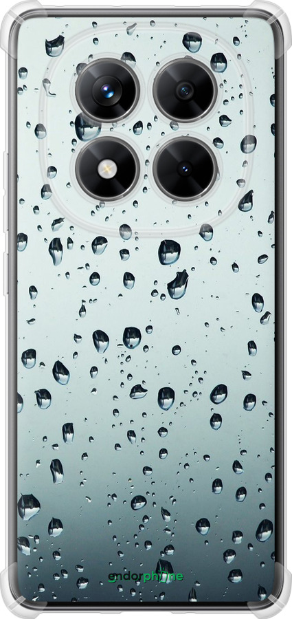 Силикон с усиленными углами чехол Стекло в каплях для Xiaomi Redmi Note 14 Pro 5G - 848sp-3928 изображение 