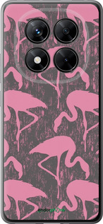 Силиконовый чехол Vintage-Flamingos для Xiaomi Poco X7 - 4171u-4011 изображение 