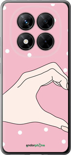 Силіконовий чехол Половинка серця для Xiaomi Poco X7 - 4340u-4011 изображение 