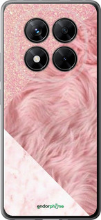 Силиконовый чехол Розовые текстуры для Xiaomi Poco X7 - 4343u-4011 изображение 