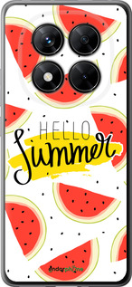 Силиконовый чехол Hello Summer для Xiaomi Redmi Note 14 Pro 5G - 4356u-3928 изображение 