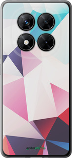 Силиконовый чехол Геометрия 3 для Xiaomi Redmi Note 14 Pro 5G - 4415u-3928 изображение 