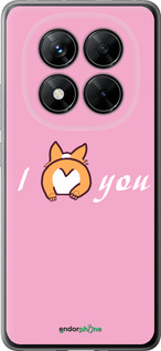 Силиконовый чехол Люблю1 для Xiaomi Poco X7 - 4587u-4011 изображение 