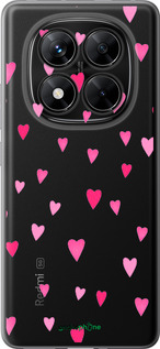 Силиконовый чехол Сердечки 2 для Xiaomi Poco X7 - 4763u-4011 изображение 