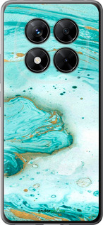 Силиконовый чехол Мраморный для Xiaomi Poco X7 - 4895u-4011 изображение 