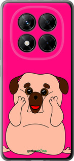 Силіконовий чехол Веселий мопс для Xiaomi Poco X7 - 4908u-4011 изображение 
