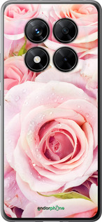 Силіконовий чехол Троянди для Xiaomi Poco X7 - 525u-4011 изображение 