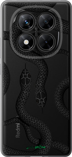 Силиконовый чехол Змеи для Xiaomi Poco X7 - 5473u-4011 изображение 