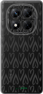 Силиконовый чехол Сердца v2 для Xiaomi Poco X7 - 5497u-4011 изображение 
