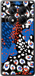 Силиконовый чехол Абстрактный фон v2 для Xiaomi Redmi Note 14 Pro 5G - 5503u-3928 изображение 