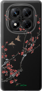 Силиконовый чехол Сакура v2 для Xiaomi Redmi Note 14 Pro 5G - 5538u-3928 изображение 