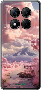 Силиконовый чехол Розовые облака для Xiaomi Poco X7 - 5660u-4011 изображение 