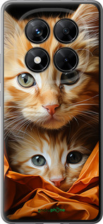 Силиконовый чехол Котики 2 для Xiaomi Poco X7 - 5664u-4011 изображение 