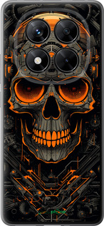 Силиконовый чехол Череп для Xiaomi Redmi Note 14 Pro 5G - 5952u-3928 изображение 