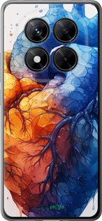 Силиконовый чехол Арт-сердце для Xiaomi Poco X7 - 6034u-4011 изображение 