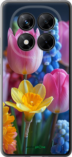 Силиконовый чехол Весенние цветы для Xiaomi Poco X7 - 6058u-4011 изображение 