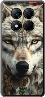 Силиконовый чехол Волчий взгляд для Xiaomi Poco X7 - 6066u-4011 изображение 