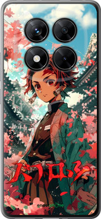 Силіконовий чехол Tanjiro Kamado для Xiaomi Poco X7 - 6132u-4011 изображение 