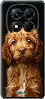 Силіконовий чехол Cocker spaniel на чорному фоні для Xiaomi Poco X7 - 6137u-4011 изображение 