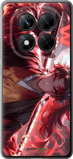 Силіконовий чехол Аниме воин для Xiaomi Redmi Note 14 Pro 5G - 6281u-3928 изображение 