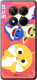 Силіконовий чехол Бейби Шаркс для Xiaomi Poco X7 - 6305u-4011 изображение 