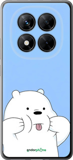 Силиконовый чехол Милый мишка для Xiaomi Redmi Note 14 Pro 5G - 6357u-3928 изображение 