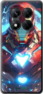 Силиконовый чехол Железный человек для Xiaomi Poco X7 - 6372u-4011 изображение 