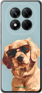 Силиконовый чехол Пес в очках для Xiaomi Poco X7 - 6381u-4011 изображение 