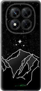 Силиконовый чехол Минималистический горный пейзаж для Xiaomi Poco X7 - 6438u-4011 изображение 
