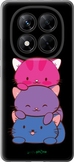 Силіконовий чехол Милі котятка для Xiaomi Poco X7 - 6518u-4011 изображение 